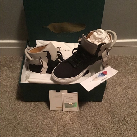 Brand new Authentic men’s 100 MM buscemi High-tops - Picture 3 of 8